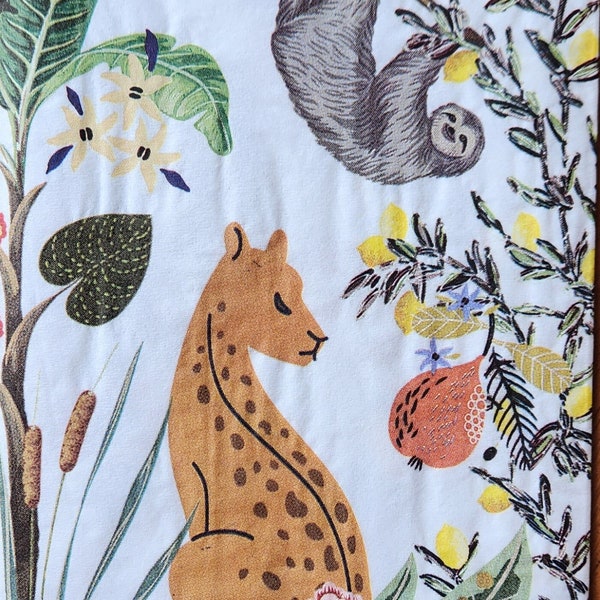 4x Wild Zoo Animals Paper Napkin for Decoupage Set of 4