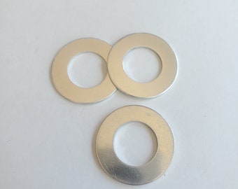 Aluminum Washer Stamping Blanks Set of 5