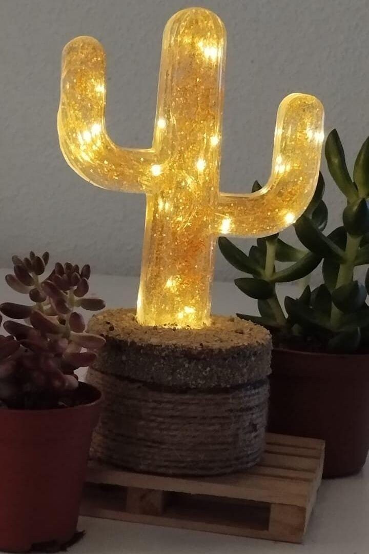 Original Cactus-shaped lamp, Cactus lamp, night lamp, lamp, light, light