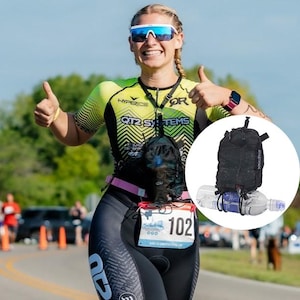Ultralight No-Bounce Running Pack and Hiking Pack - Versatile Small Crossbody Hiking Fanny Pack for Day Hikes, Running, Travel - Made in USA