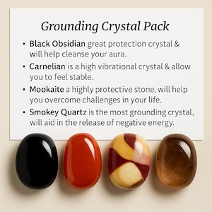 Grounding Crystal Healing Care Pack - Gift