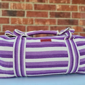 Baumwoll Seesack Handmade | Weekender Reisetasche |Handtasche |Waschbare Reisetasche| Waschbare große Tasche | Umweltfreundliche GYM-Reisetasche
