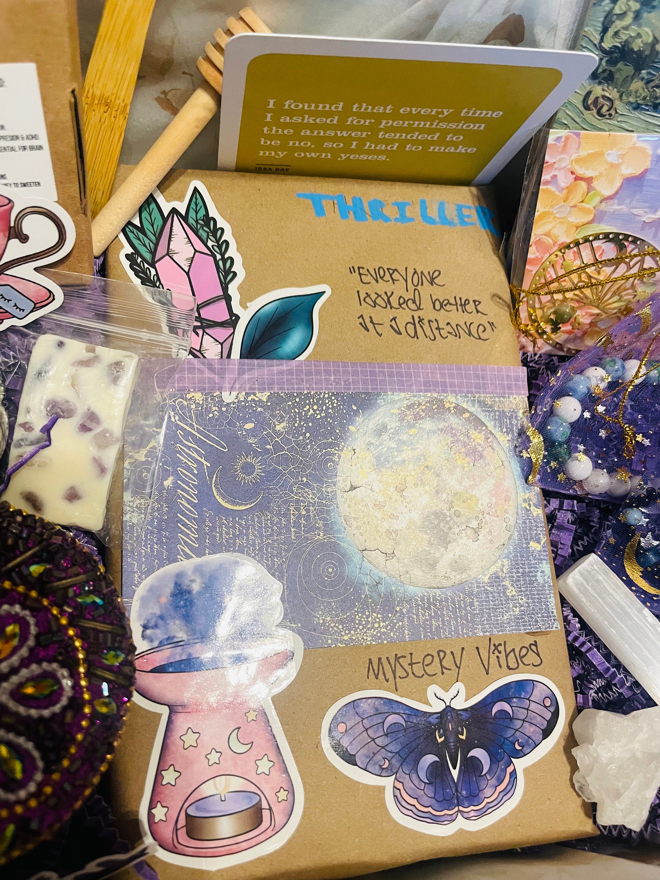 BLIND DATE With a Book Boxes, Monthly Boxes, Book Boxes, Crystals