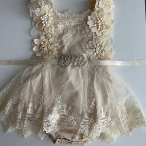 1st birthday dress /with a statement ONE / baby girl / first birthday / Cake Smash / rhinestone / Embellished / Boho  / party dress