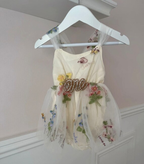 Floral theme party dress discount