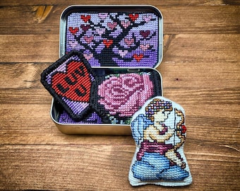Altoids Tin Insert Cupid - Cross Stitch Pattern Embroidery Valentines Love PDF (Not Finished Item/Kit!)
