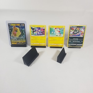 Présentoir pour cartes incliné (différentes tailles) Idéal pour les cartes standard, les cartes avec pochette et les cartes chargées par le dessus