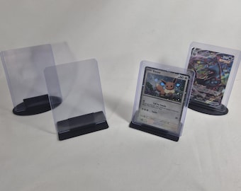 Semi Rigid / Toploaded Card Display Stand  Square or Rounded - 3x4" Toploader Frame