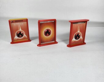 Card Display Stand for Standard Cards - Set of 3 - Pokemon evolution lines, MTG combo etc.