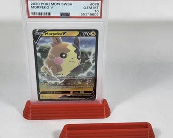 Graded Card Squared Stepped Display Stand for Slabs & Grails