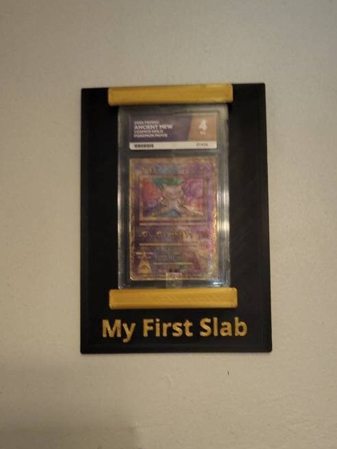 Graded Card Wall Display 'my First Slab' Showcase Stand for Slabs