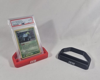 1/2/3pc Graded Card Display Stand – Universal Slab Holder