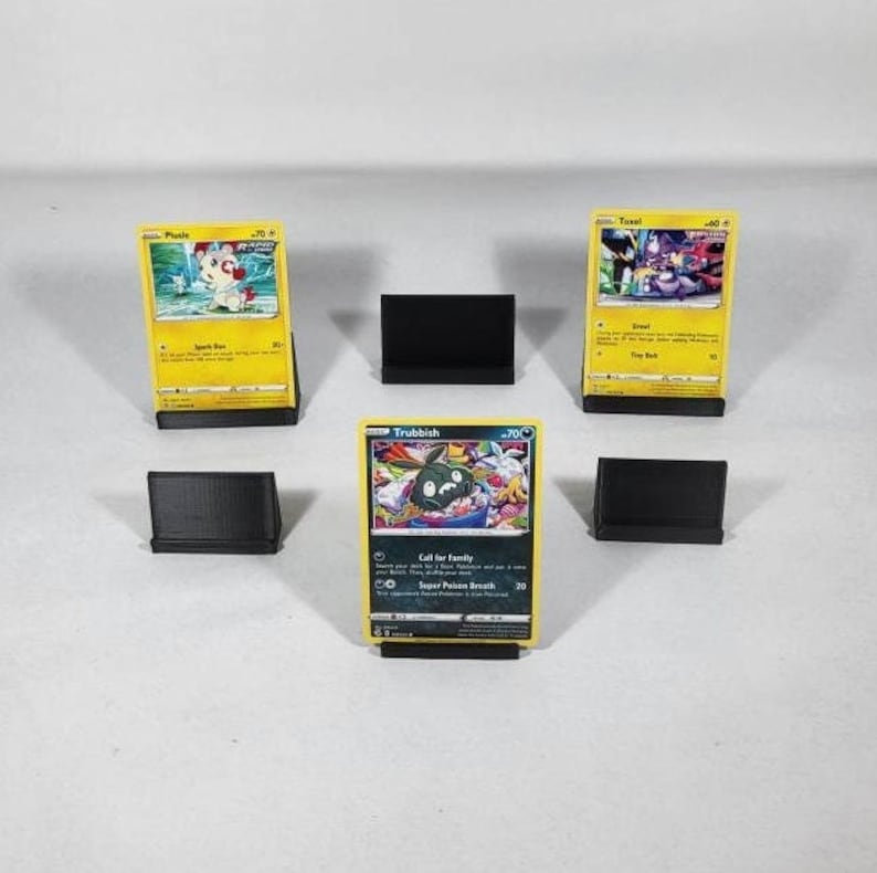 Slanted Block Card Display Stand various Sizes Ideal for - Etsy