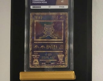Graded Card Wall Display (Custom Available) 'My first slab' Showcase Stand for Slabs & Grails