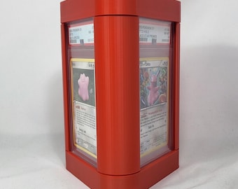 Triple Graded Card Display Stand & Storage Box