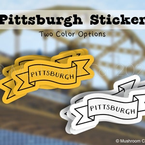 Pittsburgh Banner Sticker
