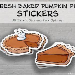 Fresh Baked Pumpkin Pie Stickers
