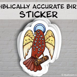 Biblically Accurate Bird Sticker