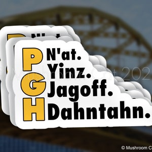 Pittsburghese Sticker