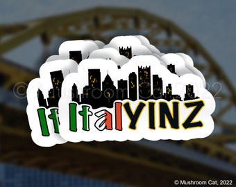 ItalYINZ (version #1) Pittsburgh Sticker