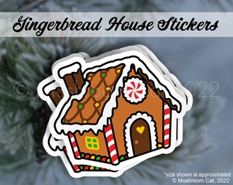 Gingerbread House Sticker