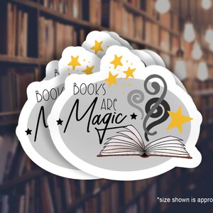 Book Are Magic Sticker