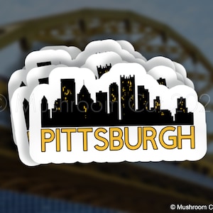 Pittsburgh Skyline Sticker