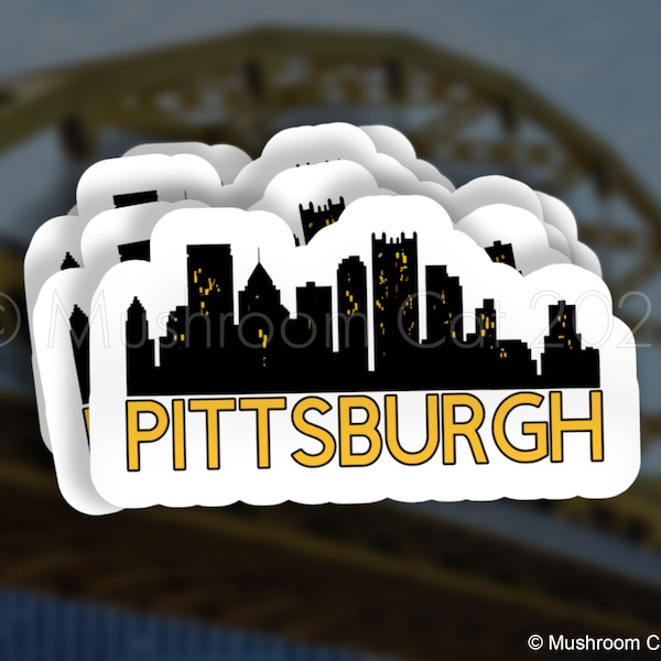 Pittsburgh Skyline Sticker