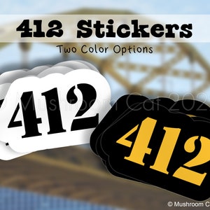 412 (Pittsburgh) Sticker