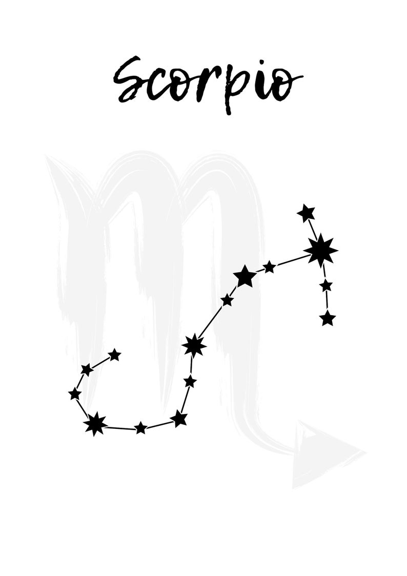 Scorpio Digital Print - Etsy