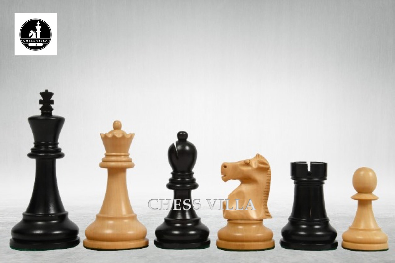 Set di scacchi del 1972 Fischer Spassky - Pezzi in legno di bosso eban Set di scacchi del 1972 Fischer Spassky - Pezzi in legno di bosso eban