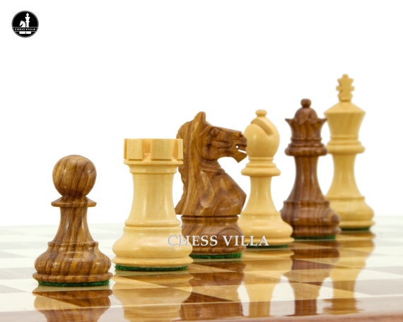 15 Elevated Weighted French Staunton Chess Set