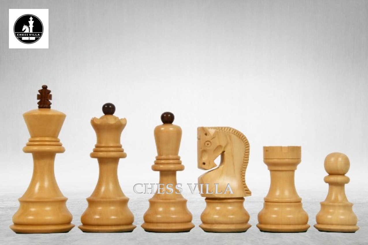 3.9 Russian Zagreb Triple Weighted Chess Pieces Only Set