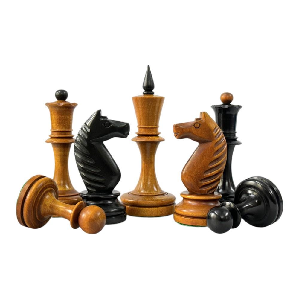 Antique chess pieces - Etsy 日本