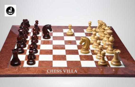 4.6 Prestige Bud Rosewood Luxury Staunton Chess Pieces Only