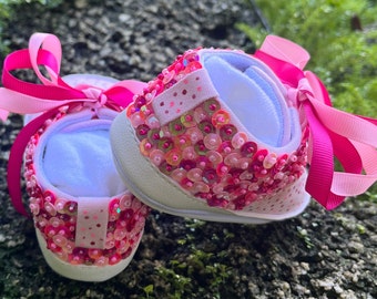 Sparkly Baby Shoes - Etsy