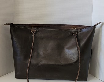 Large Leather Tote Bag