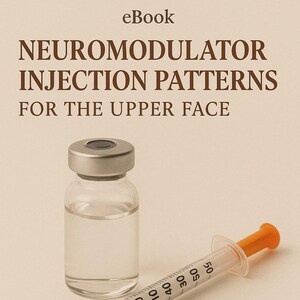 Neuromodulator Injection Patterns eBook | Upper Face Botox Guide | Aesthetic Nurse Resource | Digital Download | Anatomy-Based Facial Chart