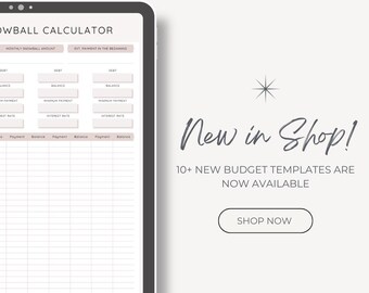 Savings Tracker Bundle: Budget Planner (PDF Download)