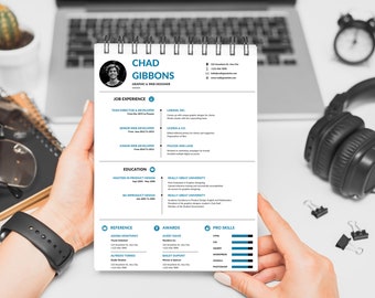 ATS-vänlig CV-mall: Ren CV-design för Word och Pages (digital nedladdning)