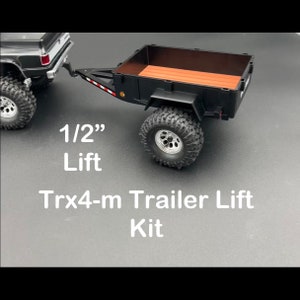 Trailer Lift Kit Upgrade For Trx4m Trailer 1/18 Scale Accessories Big Tires