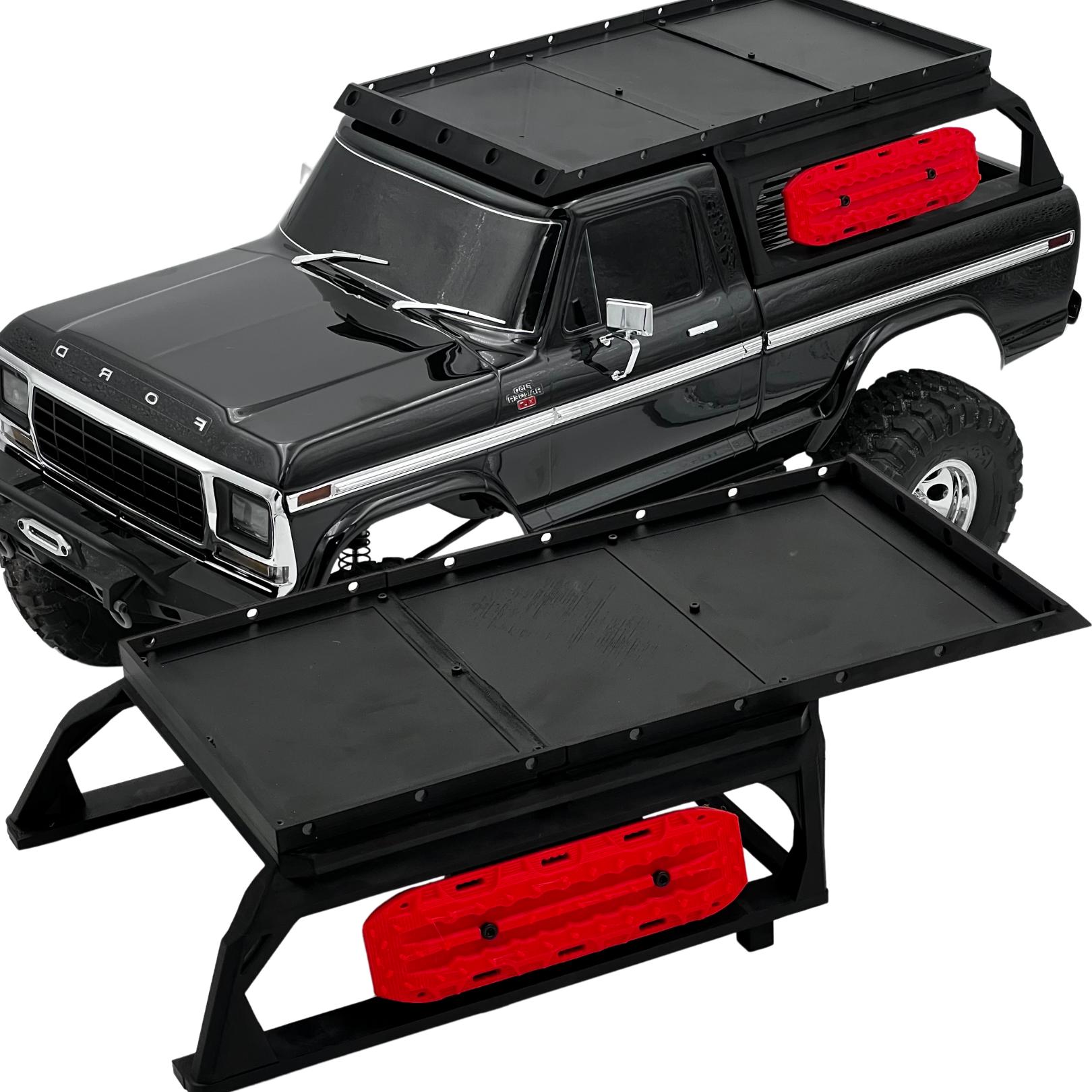 Traxis Rack Bed Roof Rack Upgrades for Traxxas Trx-4 Ford F-150 High Trail Parts ...