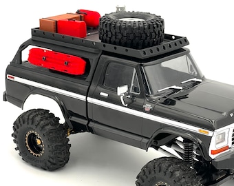 Roof Rack Upgrades For Trx4m F150 High Trail Accessories and Parts 1/18 Scale