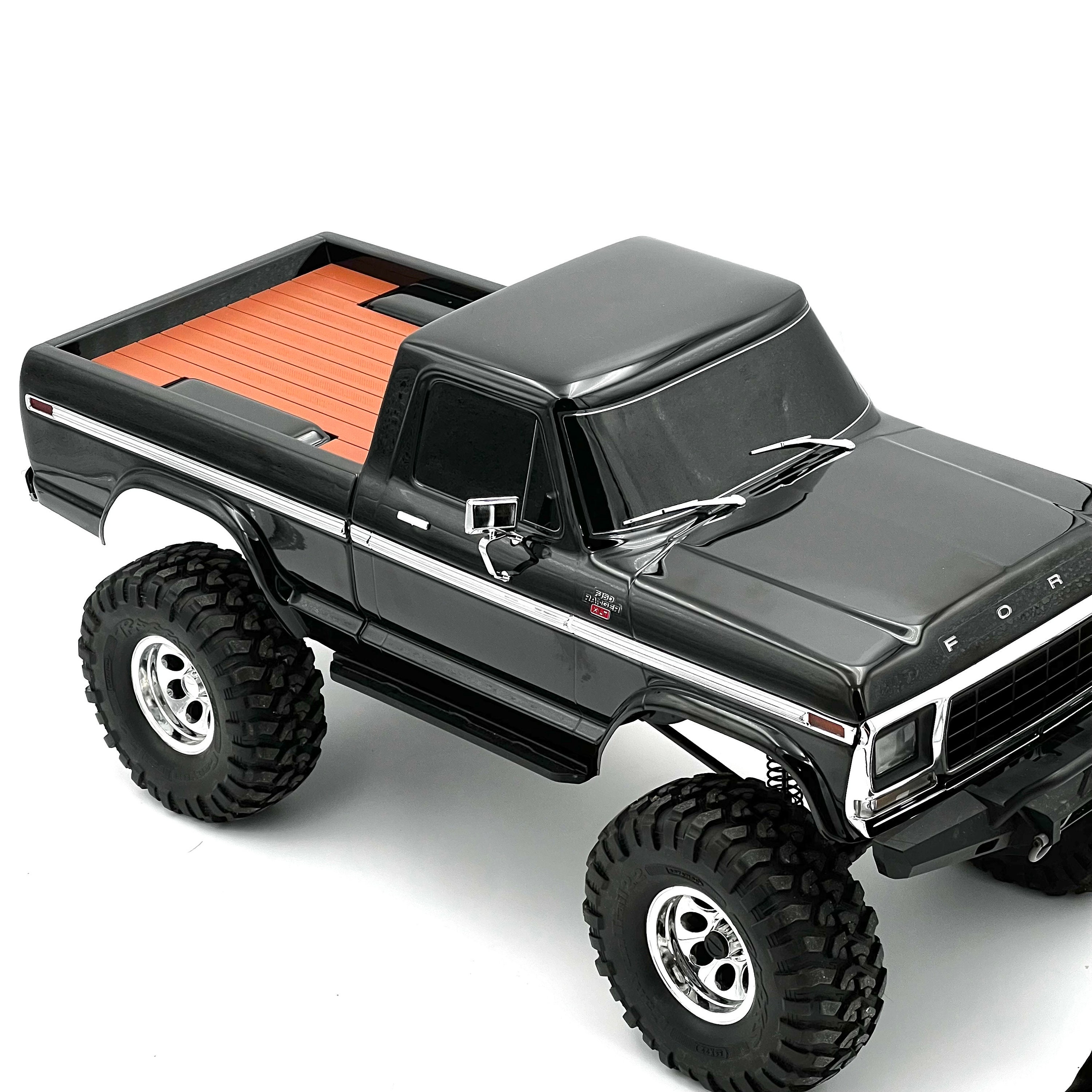 Wood Floor Upgrades for Traxxas Trx-4 F-150 High Trail Accessories 1/10 ...
