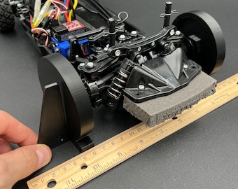 RC Car Camber Gauge Tool: 12mm Wheel Alignment Setup