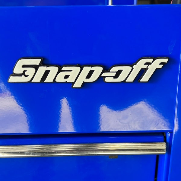 Snap-Off / Snap-On Badge With Adhesive, Any Color, Tool Box Emblem, Tool Chest, Tool Cart