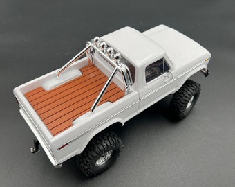 Wood Floor Upgrade For Trx4m High Trail Bed Accessories Ford F150 Rc Crawler 1/18 Scale