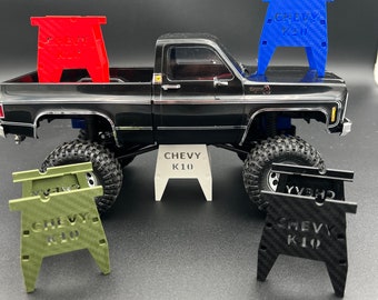 Présentoir pour accessoires de mise à niveau Trx4 m grande hauteur K10 chenilles à l'échelle 1/18