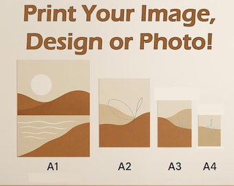Poster Printing Service A4, A3, A2,A1, A0 | Print Your Own Artwork or Image