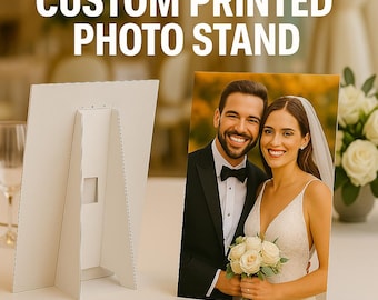 Custom Display Stand, Personalised menu Board, Table Top Card, A5, A4, A3